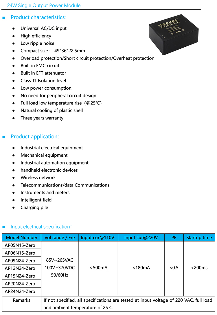 AC/DC input power